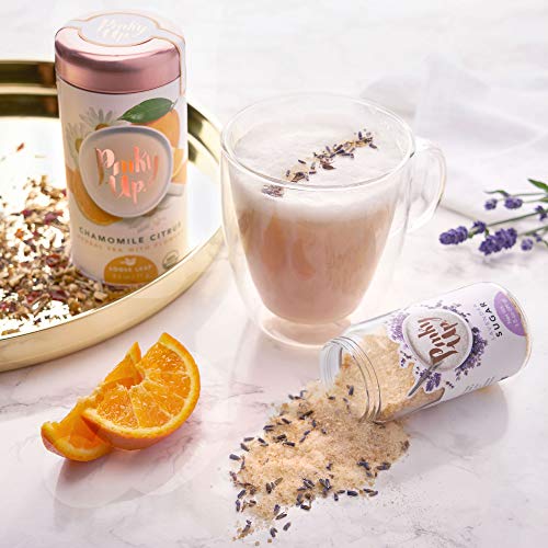 Pinky Up Chamomile Citrus Loose Leaf Tea Herbal Tea, Caffeine Free
