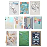 Hallmark Birthday Cards Assortment (10 Cards with Envelopes)