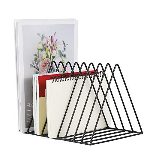 Triangle File Folder Holder Rack Vinyl Record Holder Rack Storage Desk Magazine Holder File