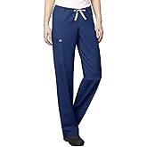 WonderWink Womens Drawstring Cargo Medical Scrubs Pants, Navy, 3X-Large US