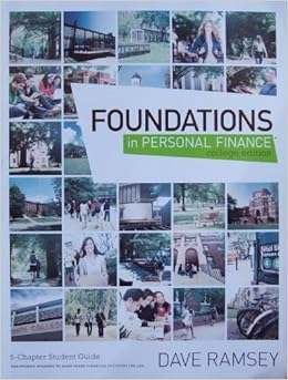 Foundations In Personal Finance College Edition Answer Key ...