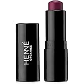 Henné Organics Luxury Lip Tint - Moisturizing, Sheer Natural Color - Muse (Berry Mauve)