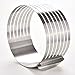 Layer Cake Slicing. Adjustable Cake Ring. Small Cake Ring Mold, Cake Layer Pans Cake, Cake Ring Cutter, Mousse Cake Ring, Layer Cake Slicer, 5.9-7.87 inch.