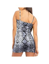 Annystore Sexy Club Trajes para Mujer - Bodycon V Cuello Sin Espalda Corto Mini Vestidos Una Pieza Clubwear