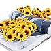 1 X Generic 100x Artificial Gerbera Daisy Flowers Heads for DIY Wedding Party (Yellow Sunflower)
