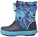 Crocs Crocband LodgePoint Graphic Boot (Toddler/Little Kid), Blue Camo, 1 M US Little Kid