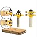 2 Pcs/set Tongue & Groove Router Bit Set 3/4