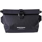watertrace Waterproof Snorkeling Bag Waterproof Fanny Pack Waist Bag Canoe Kayaking Rafting Surfing Swimming Boating Paddle Board IPX8 (Black)