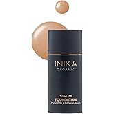 Organic Serum Foundation | Vegan, Buildable Coverage, Weightless Second Skin Feel, Transfer Proof with Skincare Ingredients in Sustainable Packaging. Fearless 25ml