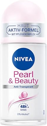 NIVEA Pure Pearl Beauty Roll-On Deodorant 50 ml Antiperspirant