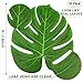 Tropical Palm Leaves 50PCS Large 13'' Simulation Leaf Faux Artificial Palm Leaves for Tropical Party Decorations Hawaiian Luau Safari Jungle Beach Theme BBQ Party Supplies Table Decorations