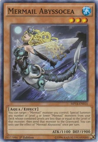 Yu-Gi-Oh! - Mermail Abyssocea (MP14-EN016) - Mega Pack 2014 - 1st Edition - Common