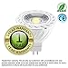 Rayhoo MR16 LED Spotlights Light Bulbs with GU5.3 Base 8W, AC/DC 12 Volts, 700 Lumens, 60W-70W Halogen Track Lights Equivalent Replacement, Non-Dimmbale, Natural White 4000K, 6 Pack
