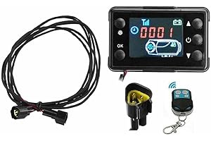 SEAAZQURTLES 12V Diesel Heater LCD Screen Extension Cable,2/3/4 Meters Heater Harness,Diesel Heater Extension Cable,Stable Separate Wire Harness,for 5kW, 2kW, 8kW Diesel Parking Wiring Accessories 111