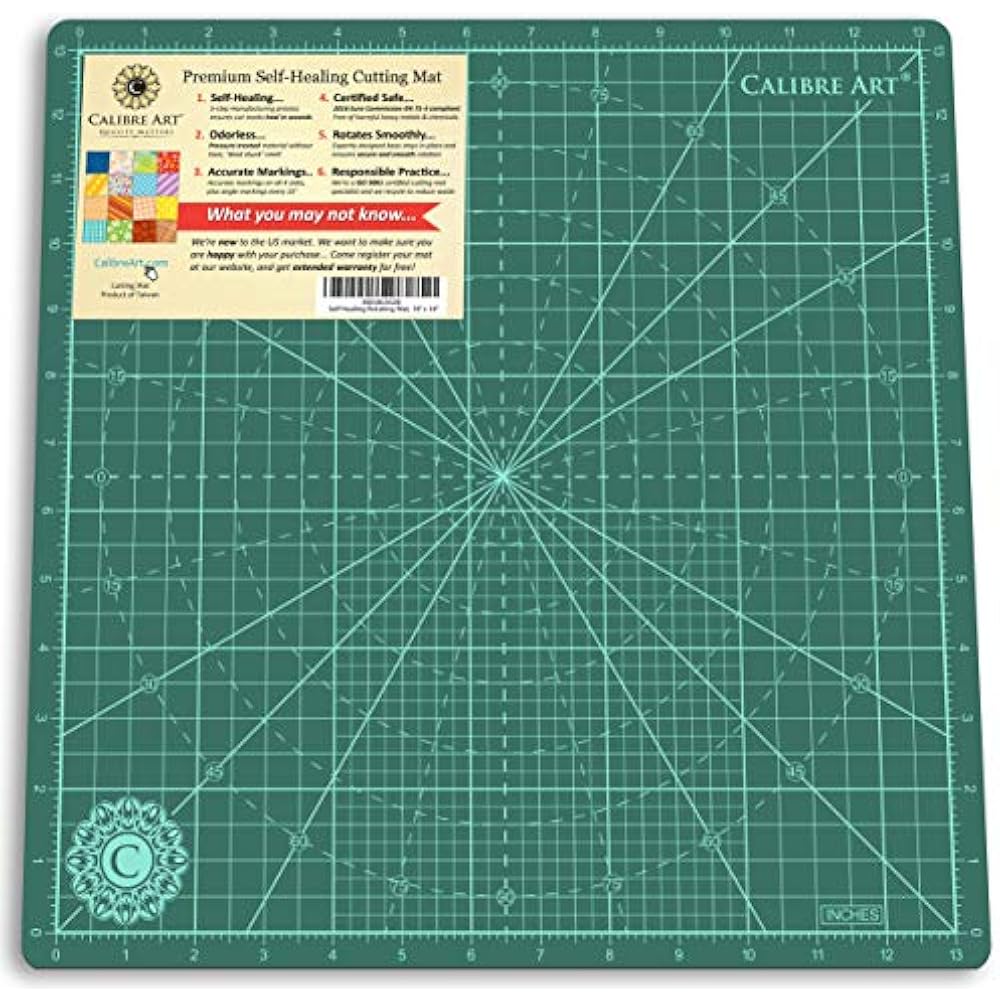Rotating Self Healing Cutting Mat, Perfect For Quilting & Art Projects