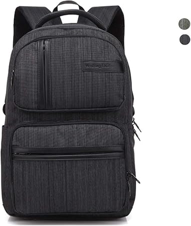 Gumu Portatil Ordenador Mochila De Mochila Estilo Clasico Impermeable Bandolera La Bolsa Hombro Messenger Bag Laptop Backpack Mochilas Sport Para Hombres Mujer Black Amazon Es Hogar