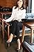 Aro Lora Women's Long Sleeve Slim Fit BOW-TIE Silk Shirt Blouse