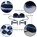 Darhoo Ab Roller Wheel - Ab Wheel Exercise Fitness Equipment - New Upgrade 5-in-1 Multi-Functional Core Ab Workout Abdominal Wheel Machine - Ab Roller Home Gym Equipment for Both Men & Women - Blue