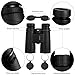 OMZER 10x42 Compact Binoculars for Adults - High Powered Binocular with BAK4 Prism FMC Lens - Large Eyepiece Hunting Binocular with Clear Low Light Vision for Bird Watching Hiking Camping Games