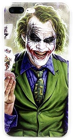 ECHC Superhero Hard Plastic Clip-On Case Compatible for iPhone (Joker, 7Plus / 8Plus)