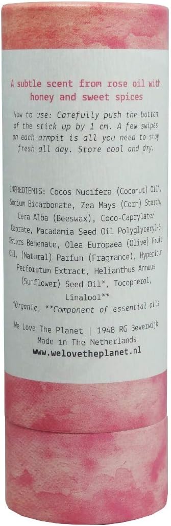 We Love The Planet, Deodorant Stick, Eco-Friendly & Natural 65g Deodorant, Long-lasting Protection, Aluminium-Free Formula - Image 4