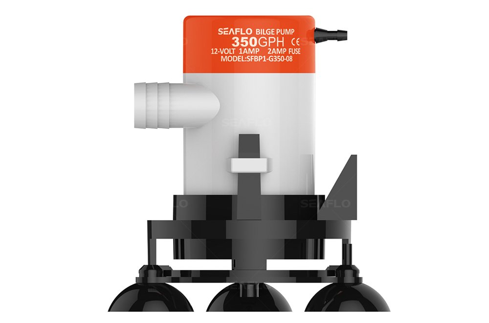 Pompa Di Aerazione Per Barche Pompa Per Esche 12V 350GPH Flusso Massimo Serbatoio Per Barche Portatile Aeratore Per Risparmio Di Pesce Per Qualsiasi Contenitore - 9