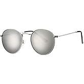 Pro Acme Small Round Metal Polarized Sunglasses for Women Retro Designer Style