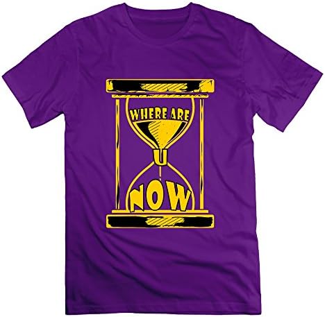 Purple RMVEP Hourglass Mankind's Fashion Short Sleeve T-Shirt Size XXL