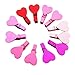 Sandistore 12Pcs Mini Heart Love Wooden Clothes Photo Paper Peg Pin Clothespin Craft Clips