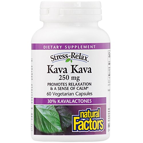 Natural factors - stress-relax kava kava 250mg, promotes relaxati…