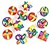 Neliblu Fun Puzzle Balls - Goody Bag Fillers - Party Favors, Party Toys, Goody Bag Favors, Carnival Prizes, Pinata Filler - Fidget Brain Teaser Puzzles (12 Pack) Clear Instructional Videos Included! primary