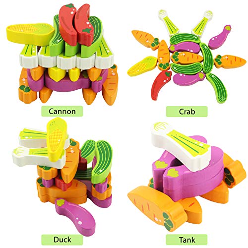 3 MEIGO+Wooden+Toys+Educational+Stacking