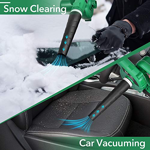 image for KIMO Cordless Leaf Blower - 20V 4.0 AH Lithium Battery Powered Lightwe