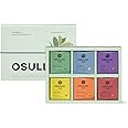 OSULLOC TEA VARIATION 30 (30 count, 6 flavors x 5 ea), Assorted Tea bag Sampler, Daily & Light Specialty Gift Box, Pure & Blended Tea from Jeju Island
