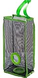C-Pioneer Dispenser Hanging Mesh Plastic Grocery Storage for Kitchen (Green)