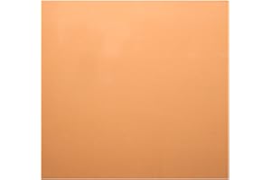 ZOFORTY Pure Copper Sheet 12 x 12 Inch 20 Gauge/0.8mm Metal Copper Plate Film Attached Copper Plates for Crafts, Jewelry, Repair, Electrical, Industry