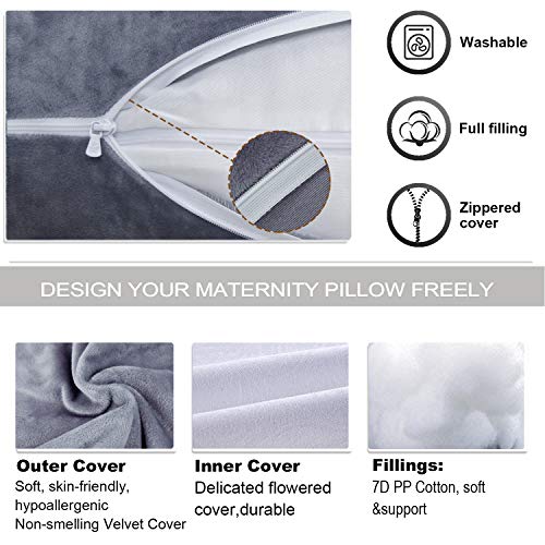 3 Onory+Pregnancy+U+Shaped+Maternity+Removable