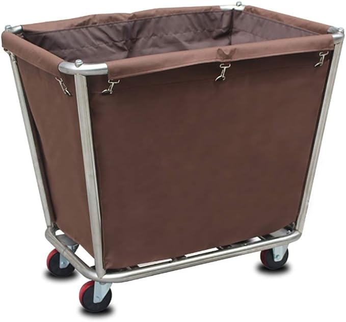 MJY Carrito de vehículos de reciclaje, carrito de lavandería comercial