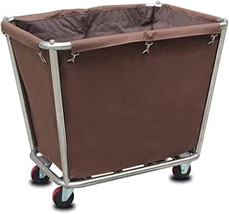 MJY Carrito de vehículos de reciclaje, carrito de lavandería comercial