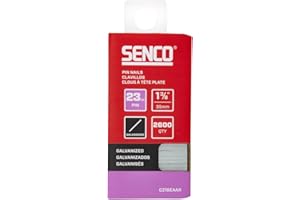SENCO CZ16EAAR 1-3/8" 23 Gauge Pin Nails, Galvanized Finish 2,600 Count Pack