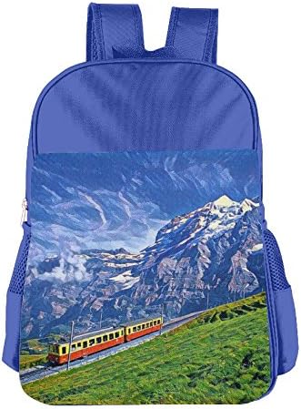 GABRIELA ROSALES Mountain Train Elegant Eye-catching Color Unisex Bag Children's Backpack Bag School Sport Bags Shoulder Backpacks Kids' Schoolbag Bags Satchel