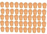 Lsgoodcare 50Pack Pink Silicone Rubber Replacement Mushroom EarTips Earbud Compatible for Motorola Kenwood Icom Yaesu Baofeng HYT Midland Cobra Radio Surveillance Acoustic Tube Earpiece Headset