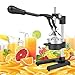 Yaheetech Commercial Metal Orange Lemon Juicer - Heavy Duty Manual Fruit Squeezer with Stainless Steel Funnel Black