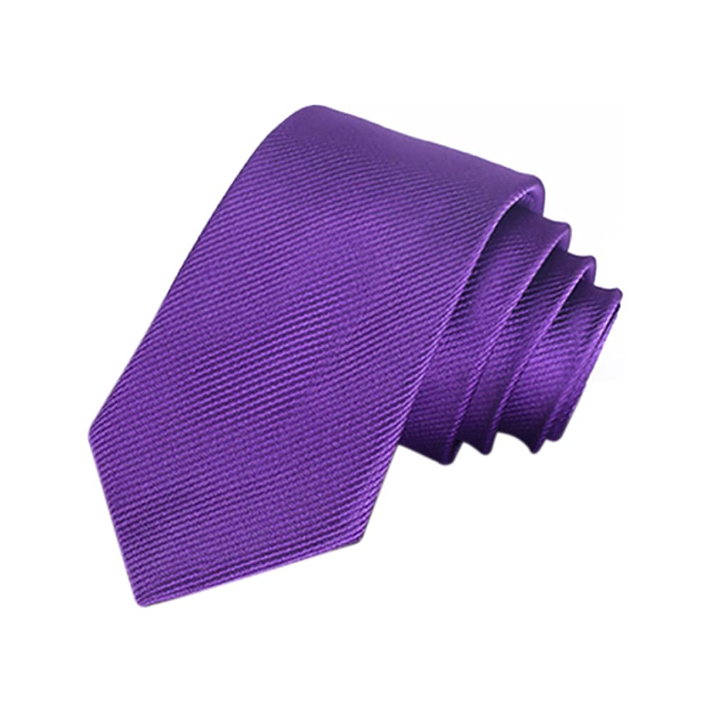 YOFASEN Men Tie Set - Polyester Classic Men Tie with Handkerchief & Cufflinks & Necktie & Pocket Square & Tie Clips, PT571T-O, 145 * 6cm