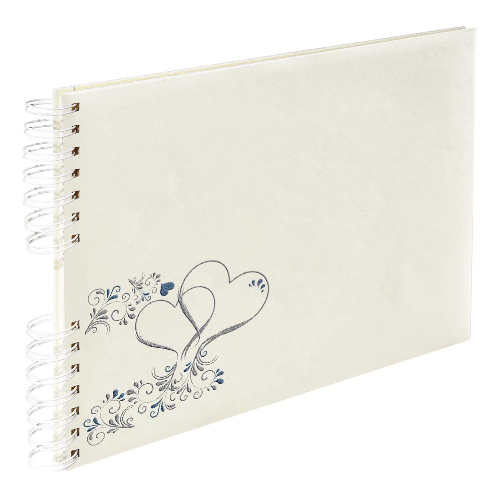 Exacompta Mio Amore Spiral Bound Photo Album, 32x22cm, 50 White Pages - White