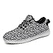 Joansam 7 Colors LED Luminous Unisex Sneakers Men & Women USB Charging Light colorful Glowing Leisure Flashing Shoes Sport Shoes JSS07G2-40