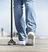 Walking Cane and Flashlight - Self Balancing Walker with Bright Flashlight and Bending Joint - Telescopic