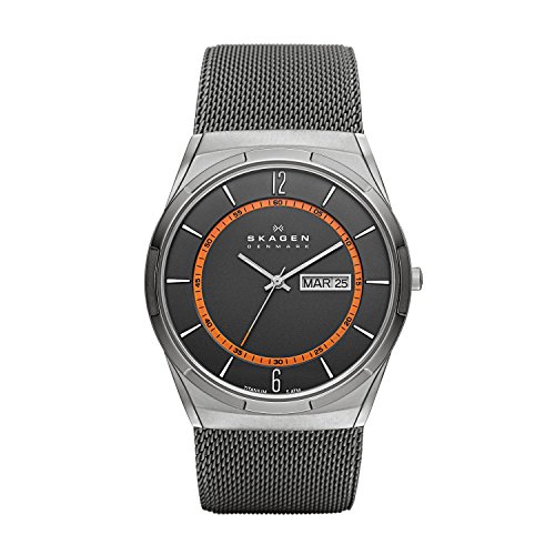 Skagen Active Grey Dial Grey Mesh Mens Watch SKW6007