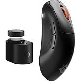 SteelSeries Rival Pro Mini Wireless Ergonomic Gaming Mouse - Black | Ultra Wideband Wireless/UWB, True 8K Polling (9K Over-Polling), 53g Ultra-Lightweight, 2 Batteries, 42K DPI, Optical Switches