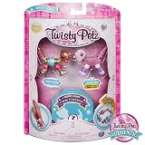 Twisty Petz Collectible Bracelet Set, Unicorn, Puppy & Surprise Pet 3-Pack